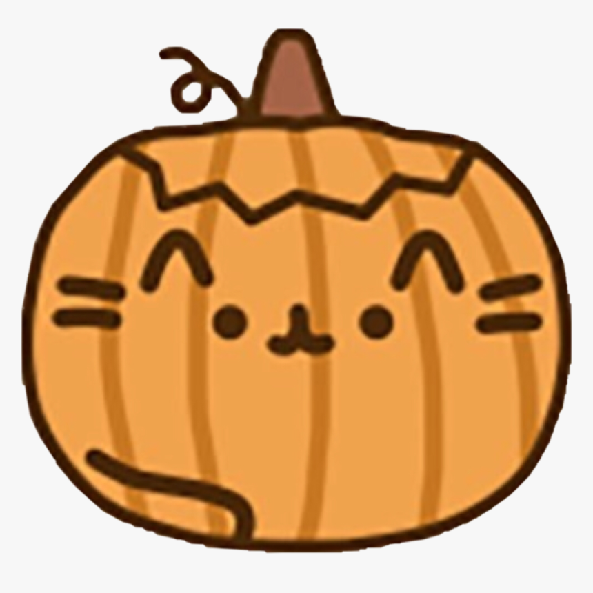 #pusheen #pumpkin #noedits #cute I Will Obviously Use - Pusheen The Cat Halloween, HD Png Download, Free Download