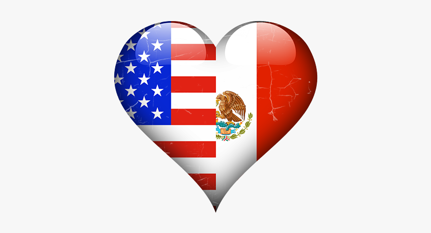 Half Mexican Heart Half American, HD Png Download, Free Download