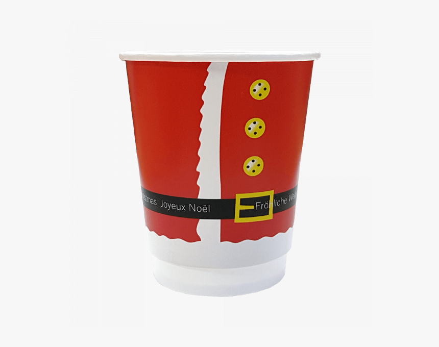 8oz Santa Christmas Cup - Plastic, HD Png Download, Free Download