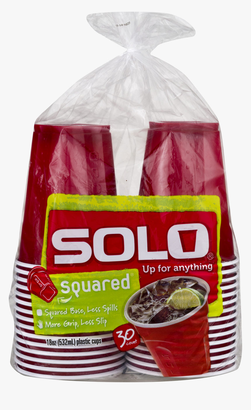 Solo Squared Cups 30 Ct, HD Png Download, Free Download