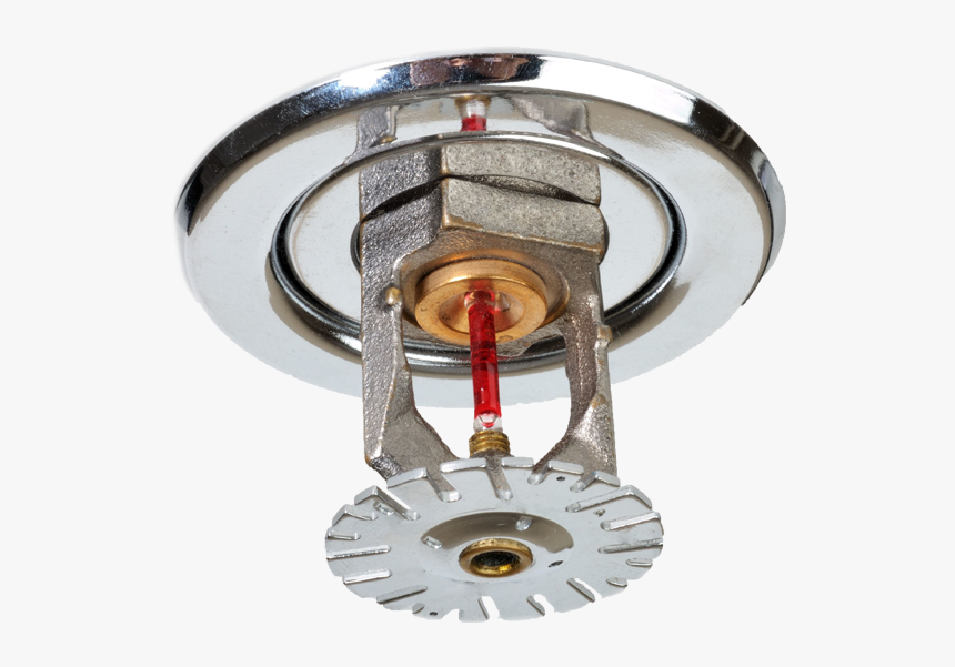 Chrome Fire Suppression Sprinkler Head - Fire Alarm With Water, HD Png Download, Free Download