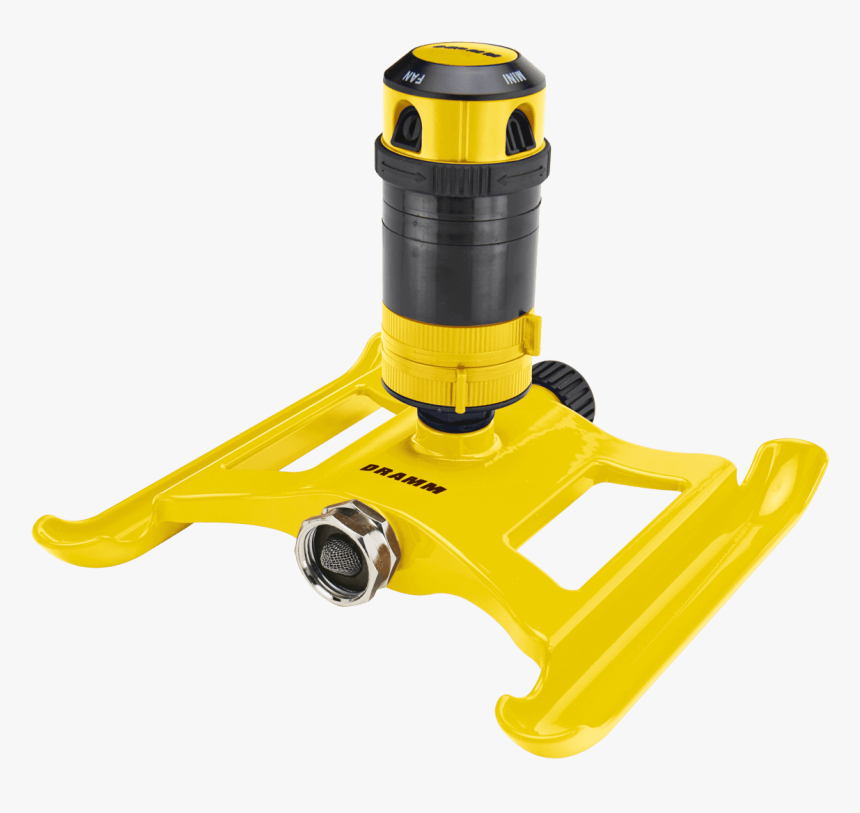 Dramm Yellow Colorstorm 4 Pattern Gear Sprinkler - Irrigation Sprinkler, HD Png Download, Free Download