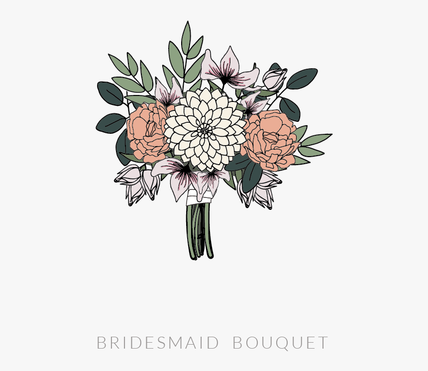 Wedding Menu Pics Words-02 - Bouquet, HD Png Download, Free Download