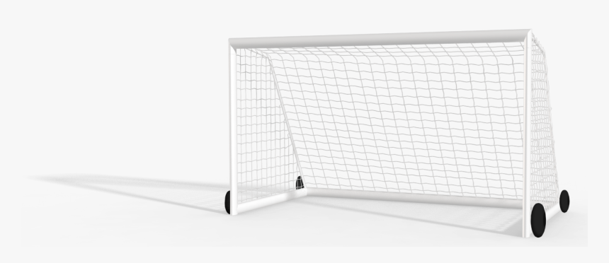 Portable Aluminium Soccer Goal 3x2m W/ Wheels - Net, HD Png Download, Free Download