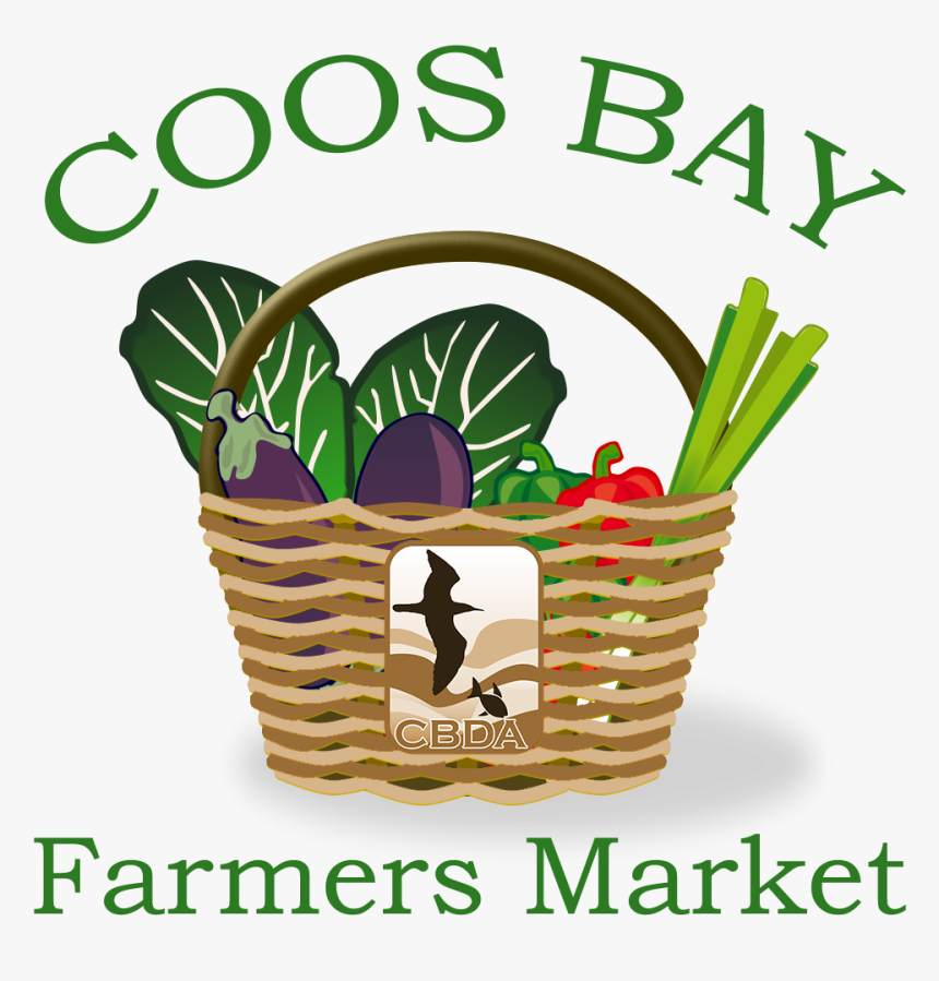 Coos Bay Farmers Market Celebrates National Farmers - Basket Of Foods Clip Art, HD Png Download, Free Download