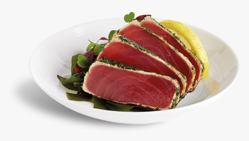 Coriander Seared Tuna Sashimi - Beef Tenderloin, HD Png Download, Free Download