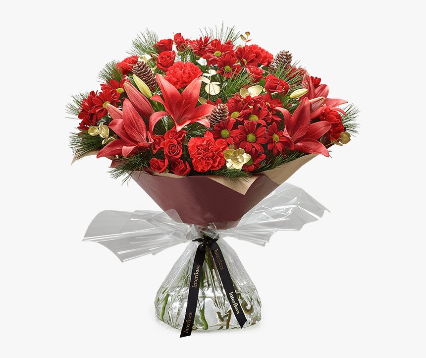 Christmas Cracker Hand-tied - Color Red Flower, HD Png Download, Free Download