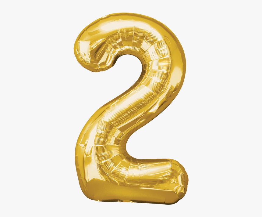 Silver Number 2 Balloon, HD Png Download, Free Download