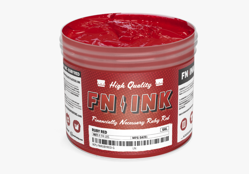 Fn Ink™ Ruby Red Plastisol Ink - Screen Printing, HD Png Download, Free Download