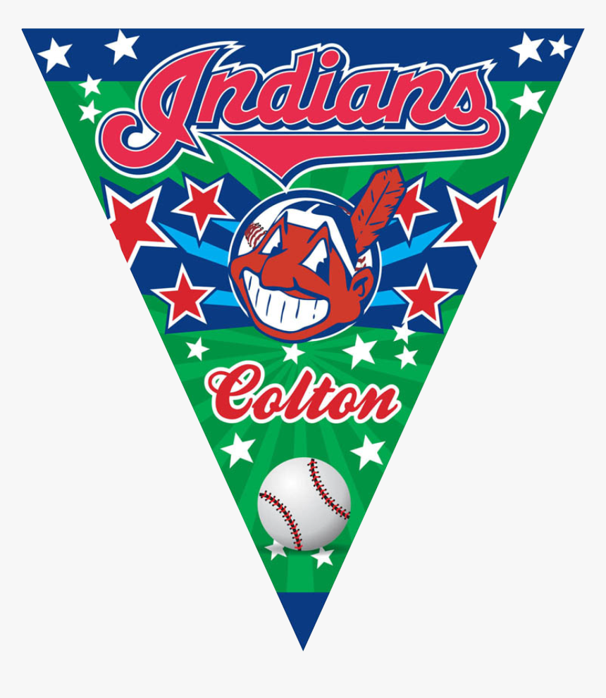Indians Triangle Individual Team Pennant - Progressive Field, HD Png Download, Free Download