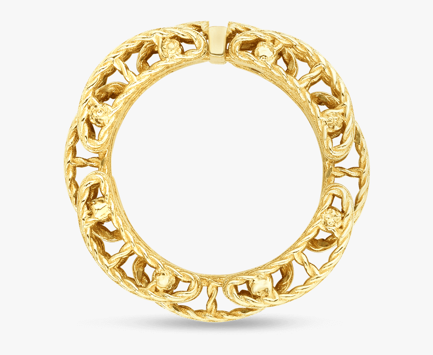 18kt Gold Ring With Black And White Fleur De Lis Diamonds - Bracelet, HD Png Download, Free Download