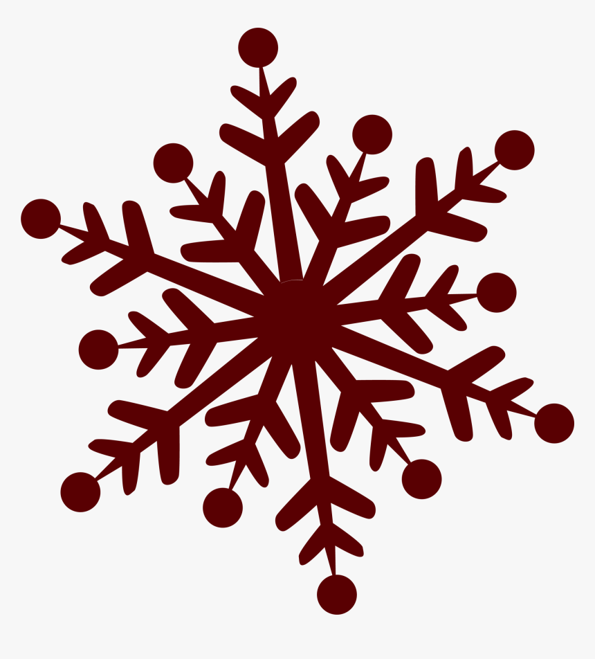 Snowflake Cartoon Drawing - Cartoon Snowflakes Transparent Background, HD Png Download, Free Download