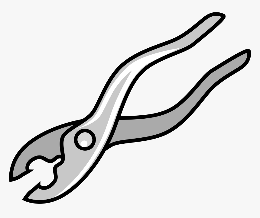 Needle Nose Pliers Tool Slip Joint Pliers Tongue And - Pliers Clipart, HD Png Download, Free Download