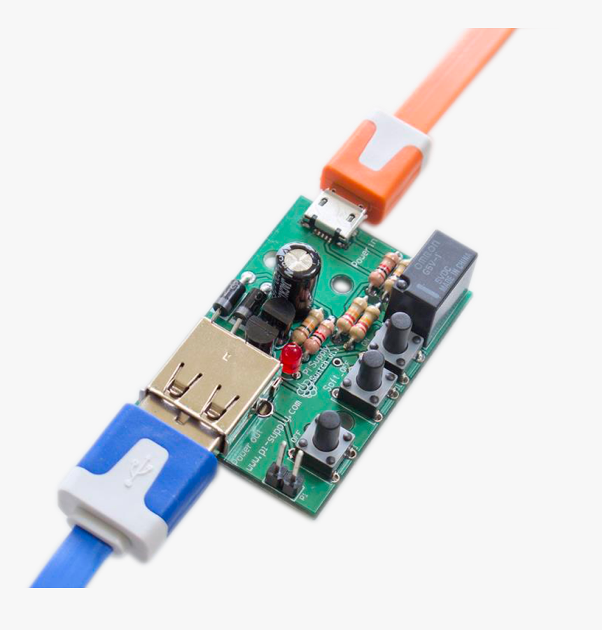 Pi Supply Switch - Raspberry Pi Power Supply Any, HD Png Download, Free Download