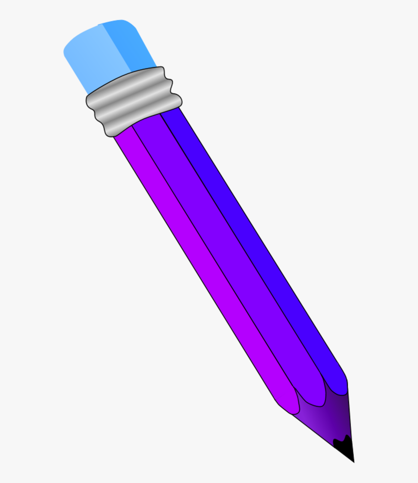 Vector Clip Art - Purple Pencil Clipart, HD Png Download, Free Download