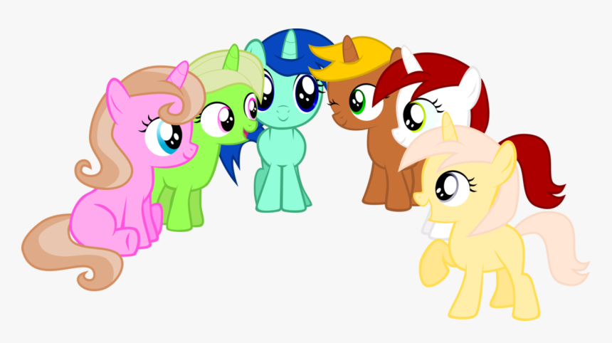 Mlp Oc Fillies By Masamunya-d586jmi - Mlp Group Of Fillies, HD Png Download, Free Download