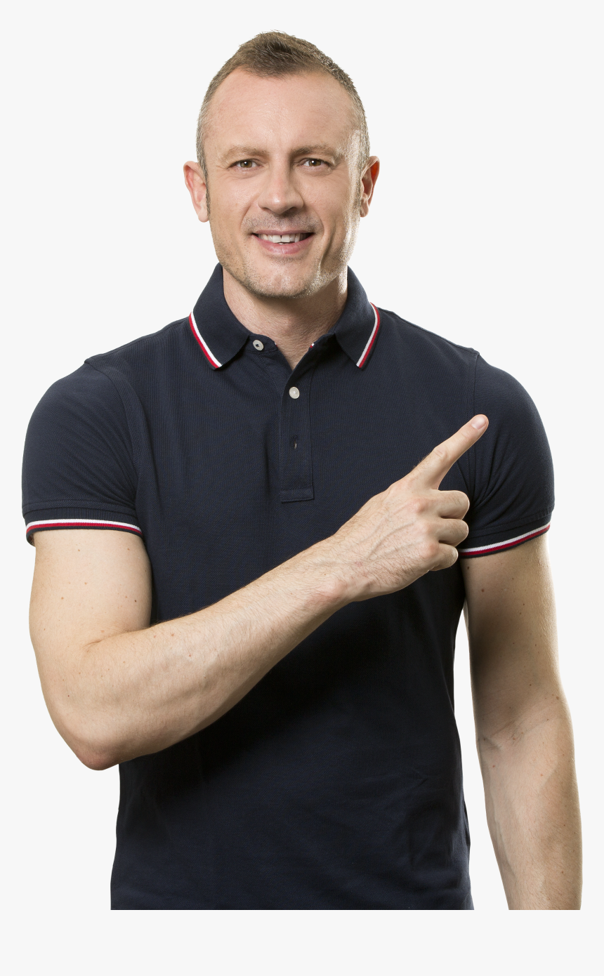 Eduard Klein Pointing On His Left Side - Polo Shirt, HD Png Download, Free Download