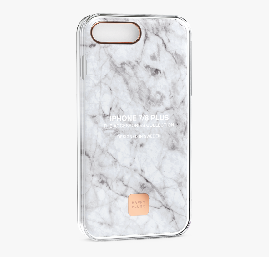 Iphone 8/7 Plus Case White Marble - Happy Plugs Iphone 7 Case Marble, HD Png Download, Free Download