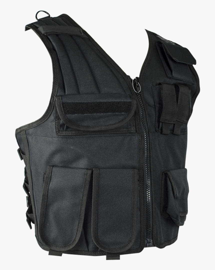 Vest Valken Tactical Vest Size Adjustable Media Black - Vest, HD Png Download, Free Download