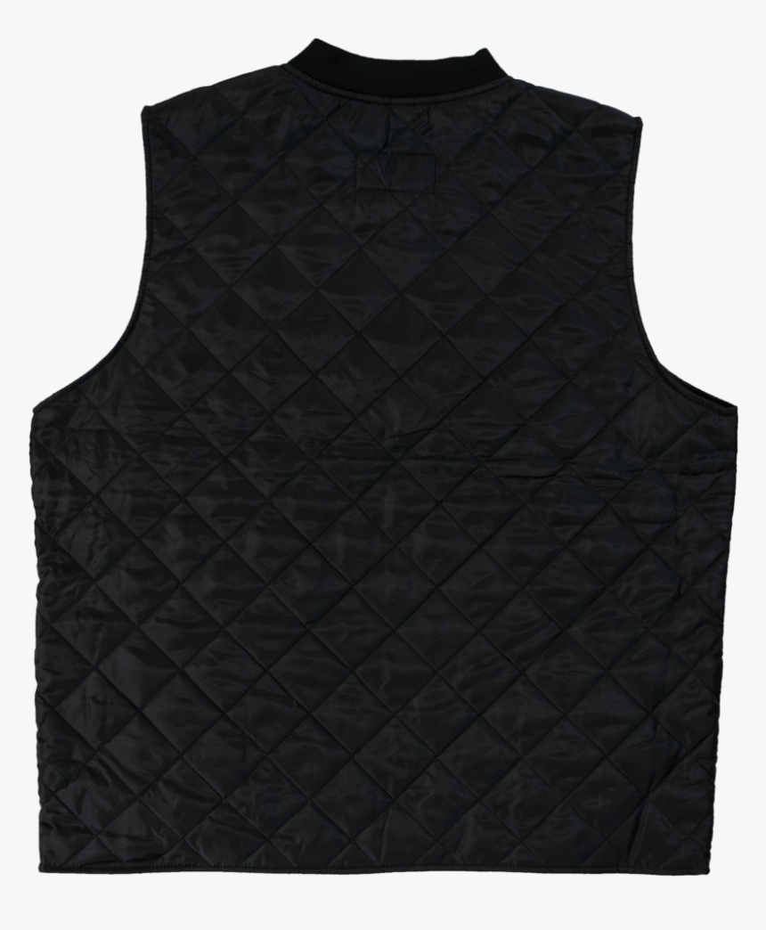 Work King Mens Quilted Freezer Vest Black Back I7v9 - Sweater Vest, HD Png Download, Free Download