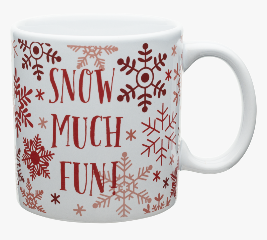 Hd Red Snowflake Mug - Mug, HD Png Download, Free Download