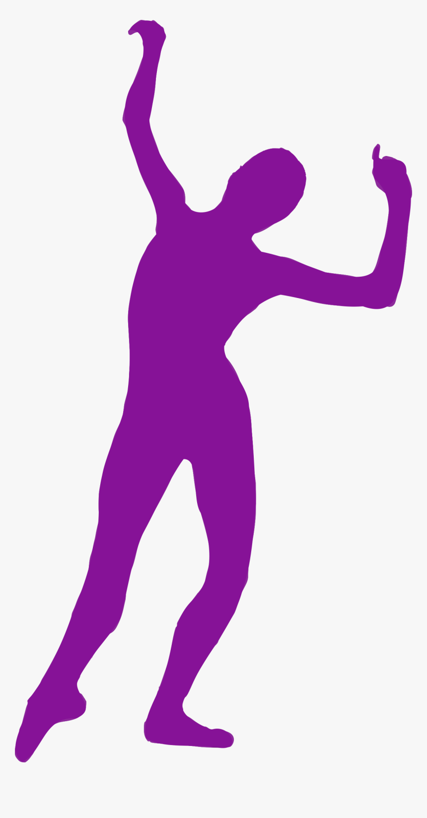 Silhouette Dance Move Clip Art - Silhueta Pessoas Dançando Neon Png, Transparent Png, Free Download