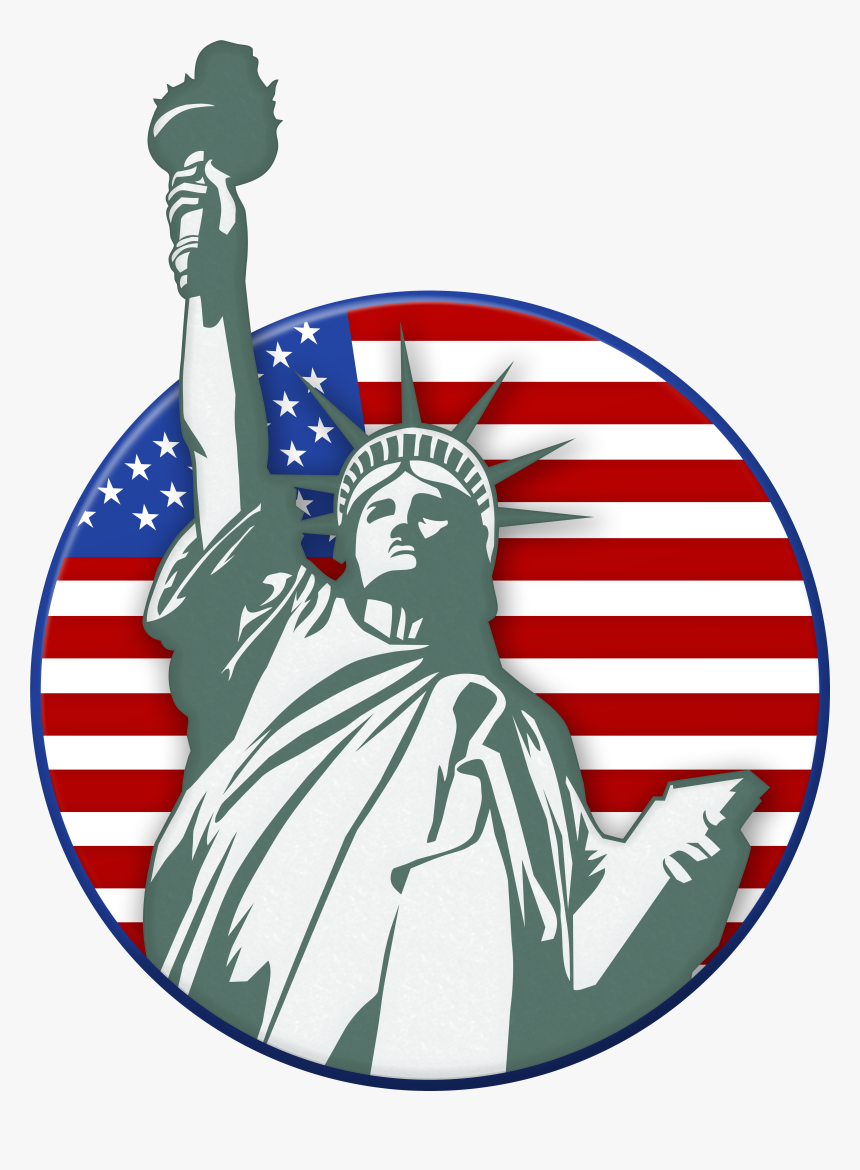 Transparent 4th Of July Clip Art - America Statue Of Liberty Png, Png Download, Free Download