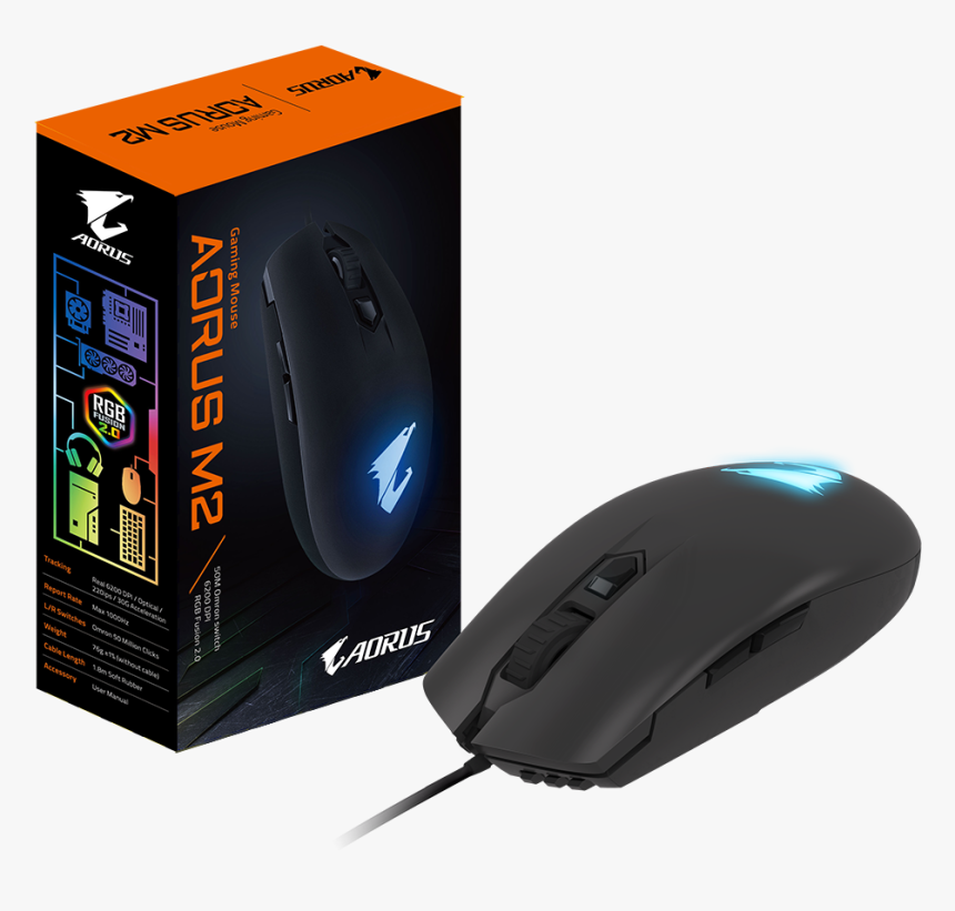 Gigabyte Aorus M2 Gaming Mouse, HD Png Download, Free Download