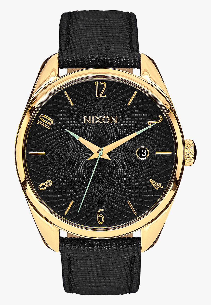 Nixon Bullet Black Gold Leather, HD Png Download, Free Download