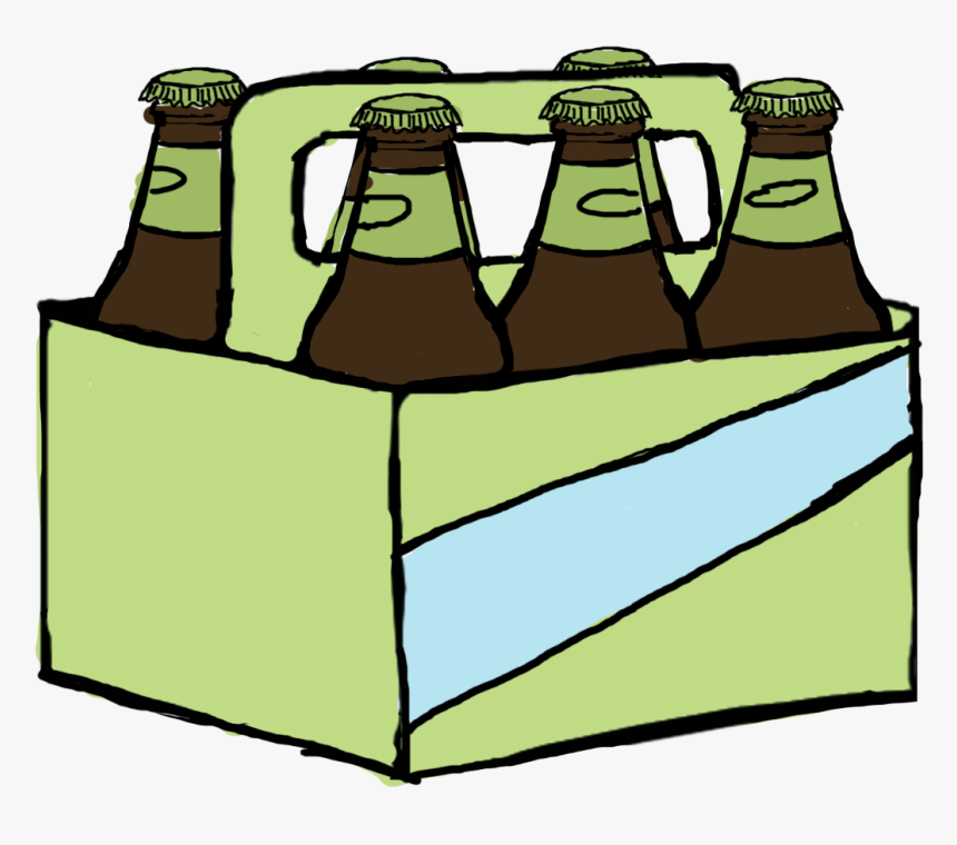 Clipart Beer Six Pack Beer - Png 6 Pack Of Beer, Transparent Png, Free Download