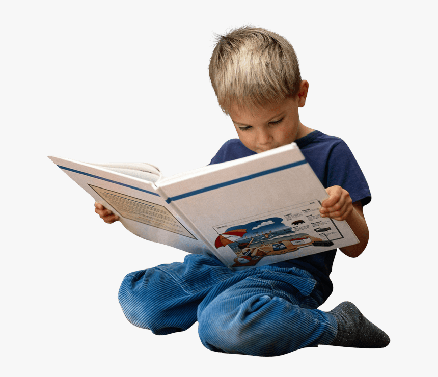Child - Child Reading Png, Transparent Png - kindpng