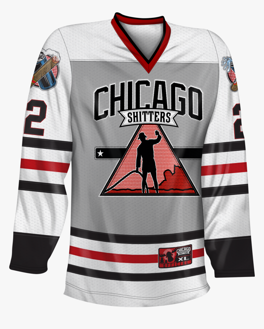 Chicago Shitters Christmas Vacation Hockey Jersey - Christmas Hockey Jersey, HD Png Download, Free Download