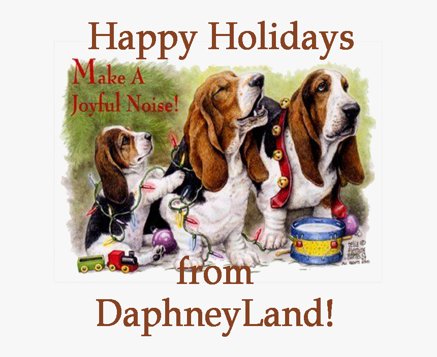 Basset Hound Christmas, HD Png Download, Free Download