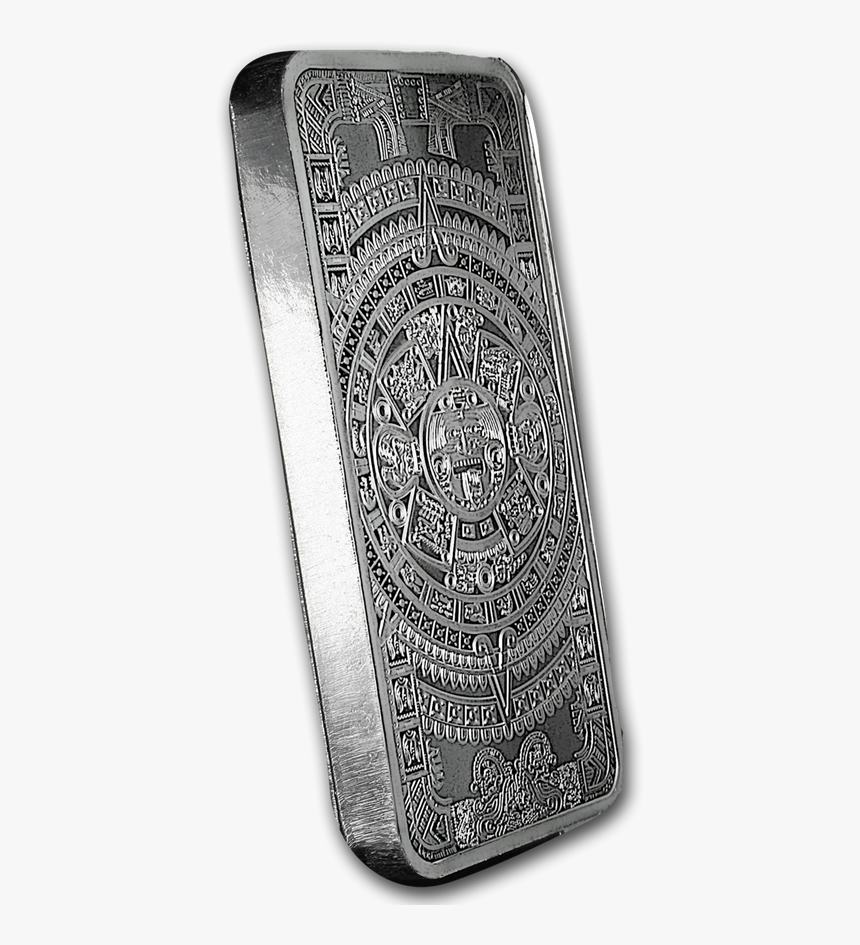 Aztec Calendar 1 Oz Silver Bar, HD Png Download, Free Download