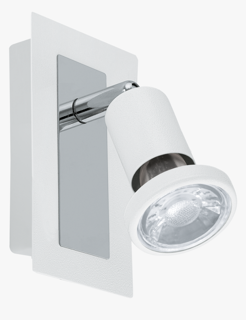 Sarria Led Wall Mounted Spotlight White, Chrome - Light Fixture, HD Png Download, Free Download