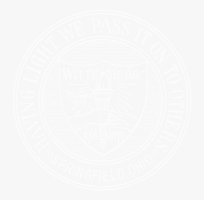 The Wittenberg Seal - Johns Hopkins Logo White, HD Png Download, Free Download