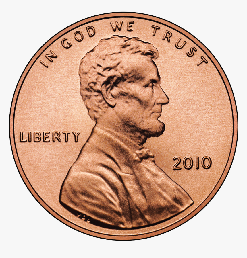 2010 Cent Obverse - Penny Transparent Background, HD Png Download, Free Download