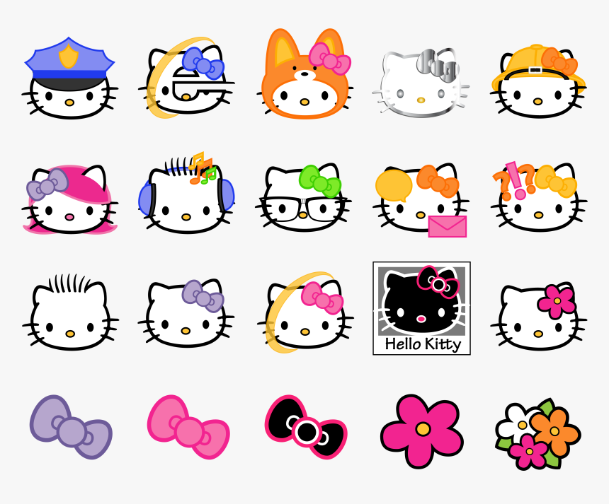 Hello Kitty Face Png, Transparent Png, Free Download