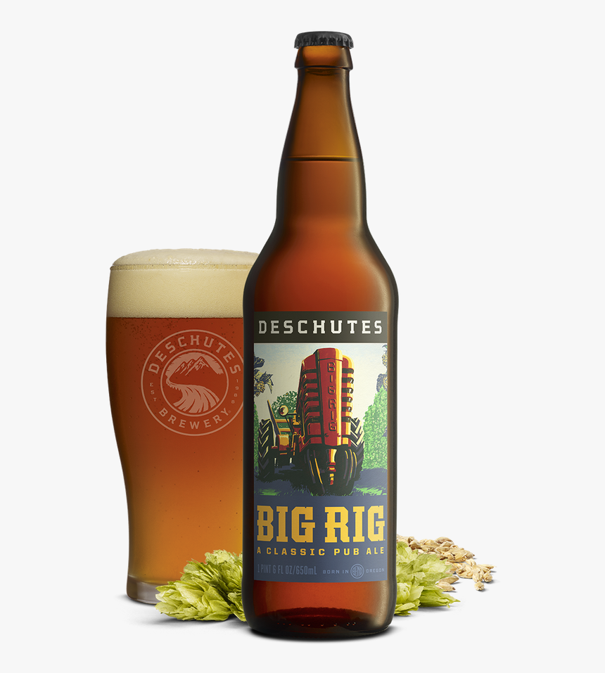 Big Rig Bottle - Deschutes Fresh Squeezed Ipa, HD Png Download, Free Download