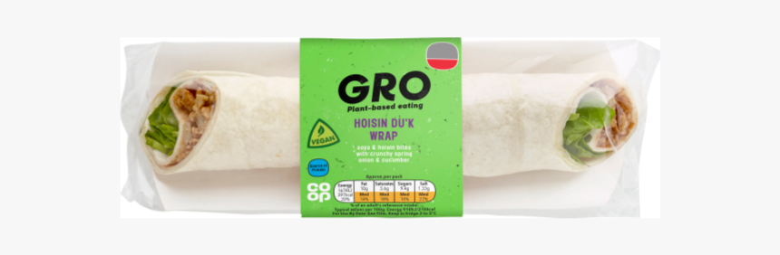 Gro Hoisin Duck Wrap Coop, HD Png Download, Free Download