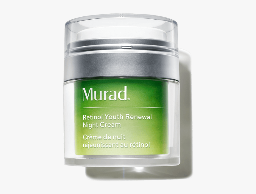 Retinol Youth Renewal Night Cream Bottle - Murad Retinol Youth Renewal Night Cream, HD Png Download, Free Download