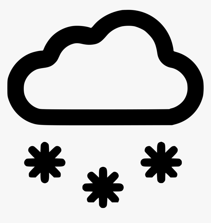Cloud - Snowflake Snow Cloud Icon, HD Png Download, Free Download