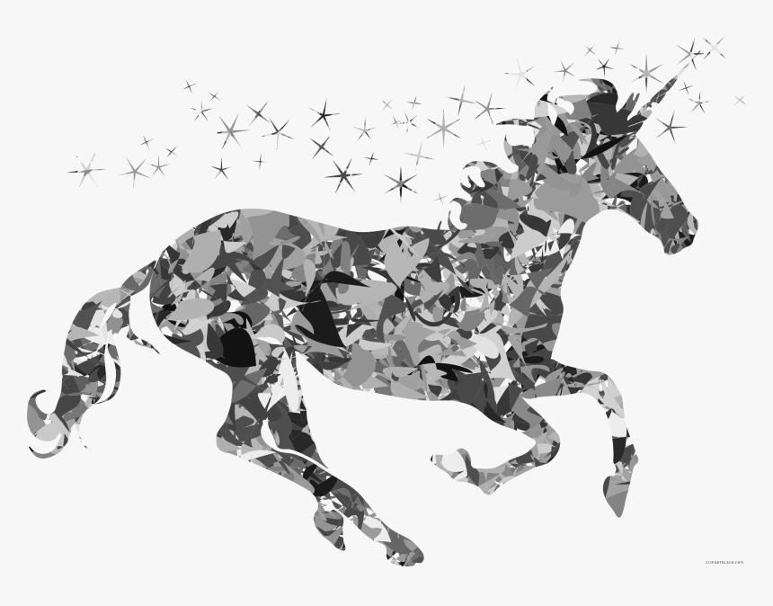 Magical Unicorn Silhouette Clipart - Social Media Affects Art, HD Png Download, Free Download