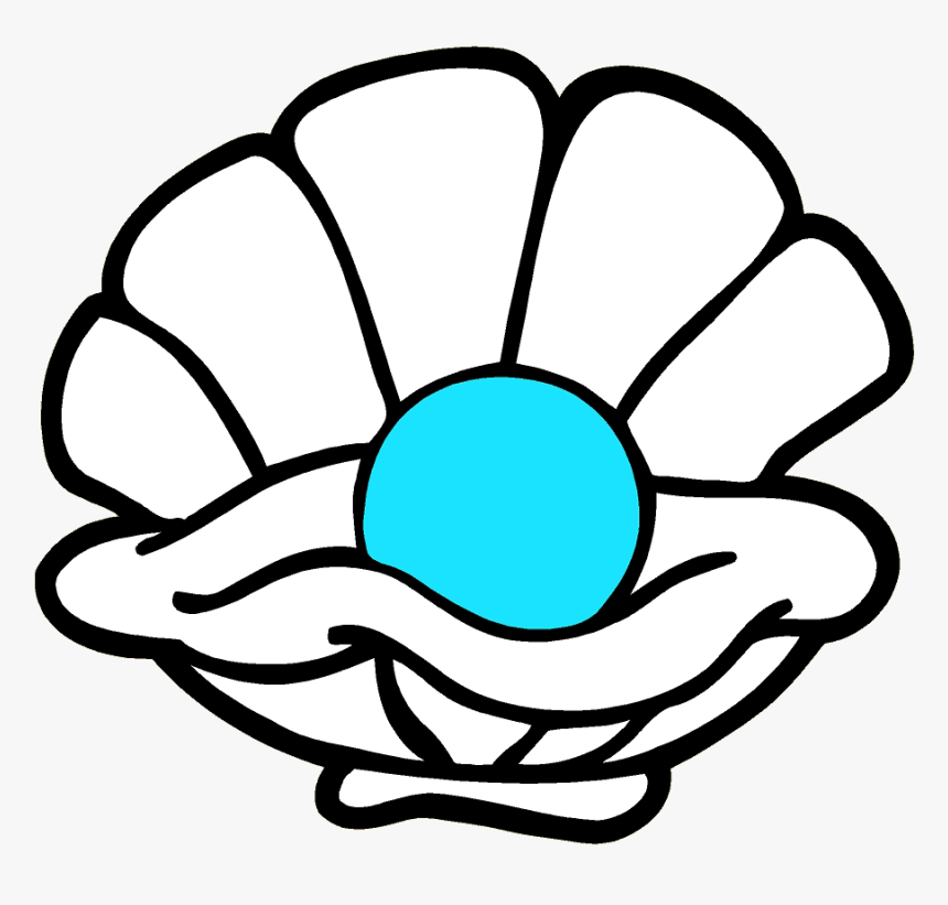Easy Draw Clams Clipart , Png Download - Oyster Clipart, Transparent Png, Free Download