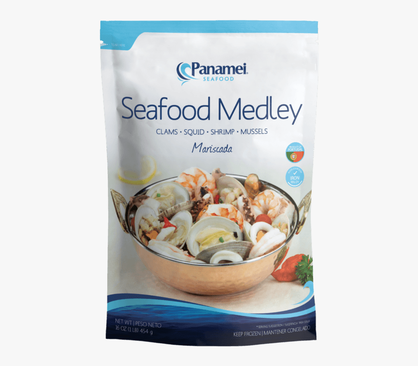 Seafood Medley - Panamei Cooked Shrimp, HD Png Download, Free Download