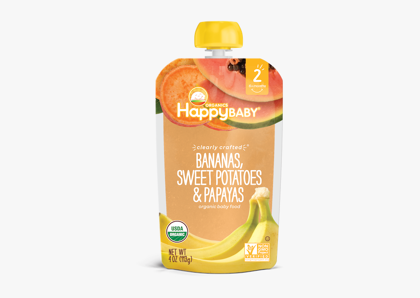 Bananas, Sweet Potatoes & Papayas"
 Class="fotorama - Happy Baby Banana Sweet Potato Papaya, HD Png Download, Free Download