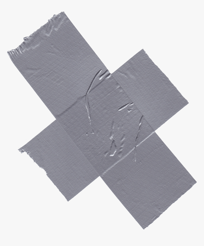 4 Cross X Duct Tape Transparent - Paper, HD Png Download, Free Download