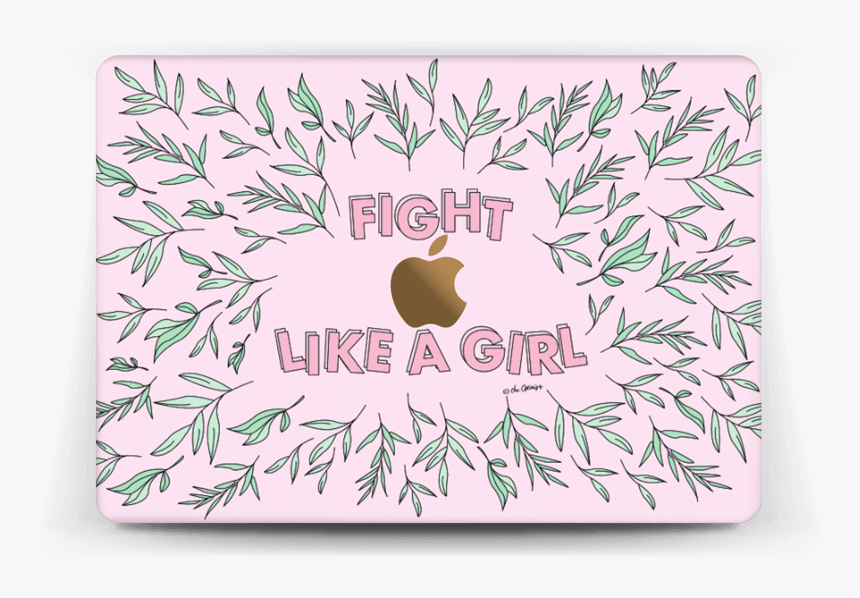 Fight Like A Girl Skin Macbook 12” - Display Device, HD Png Download, Free Download