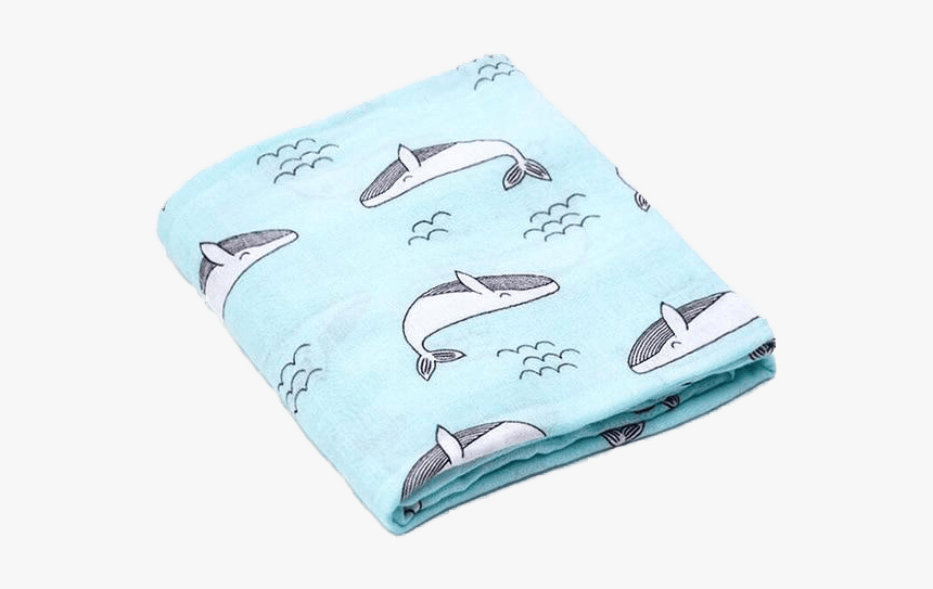 Petite Bello Swaddle Whale Animal Print Baby Swaddle - Humpback Whale, HD Png Download, Free Download