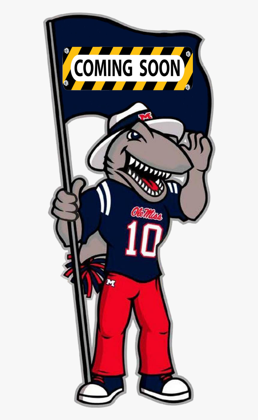 University Of Mississippi Mascot Landshark Clipart - University Of Mississippi Mascot Landshark, HD Png Download, Free Download